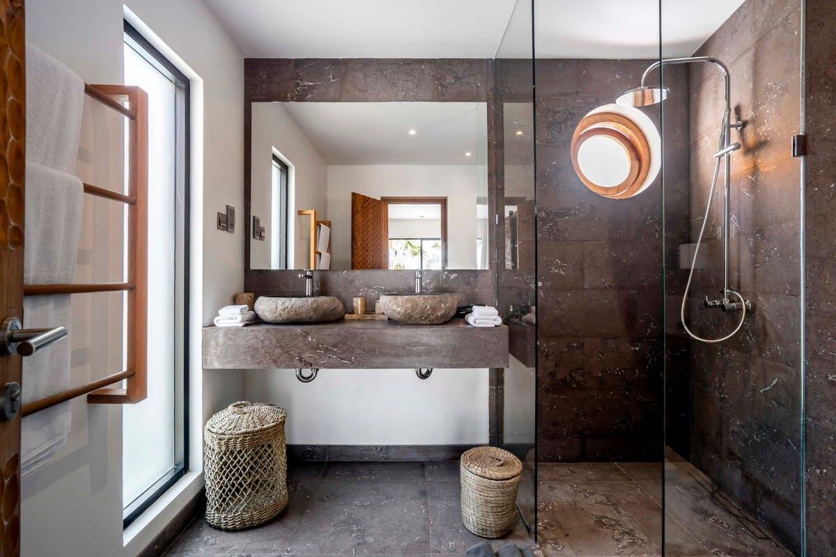 Modern inside bathroom