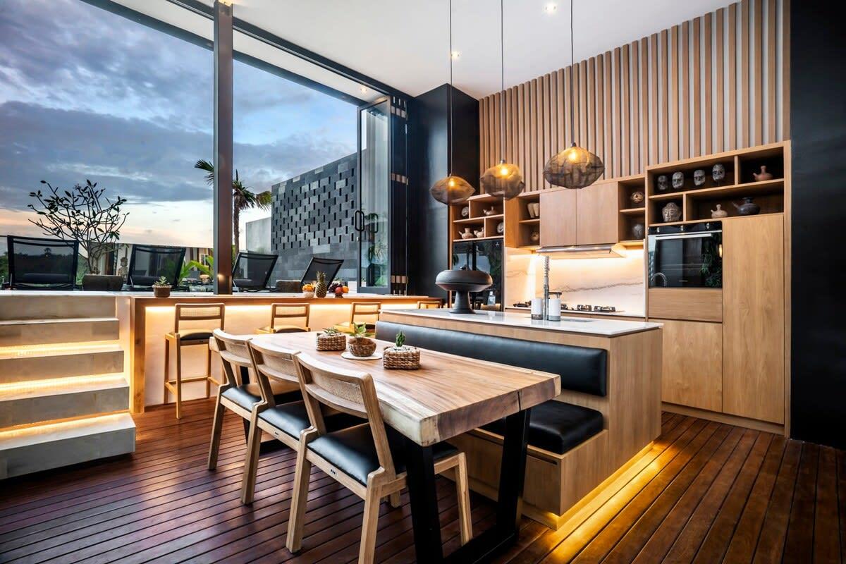 Villa Umalas, Bali - open well-equiped kitchen