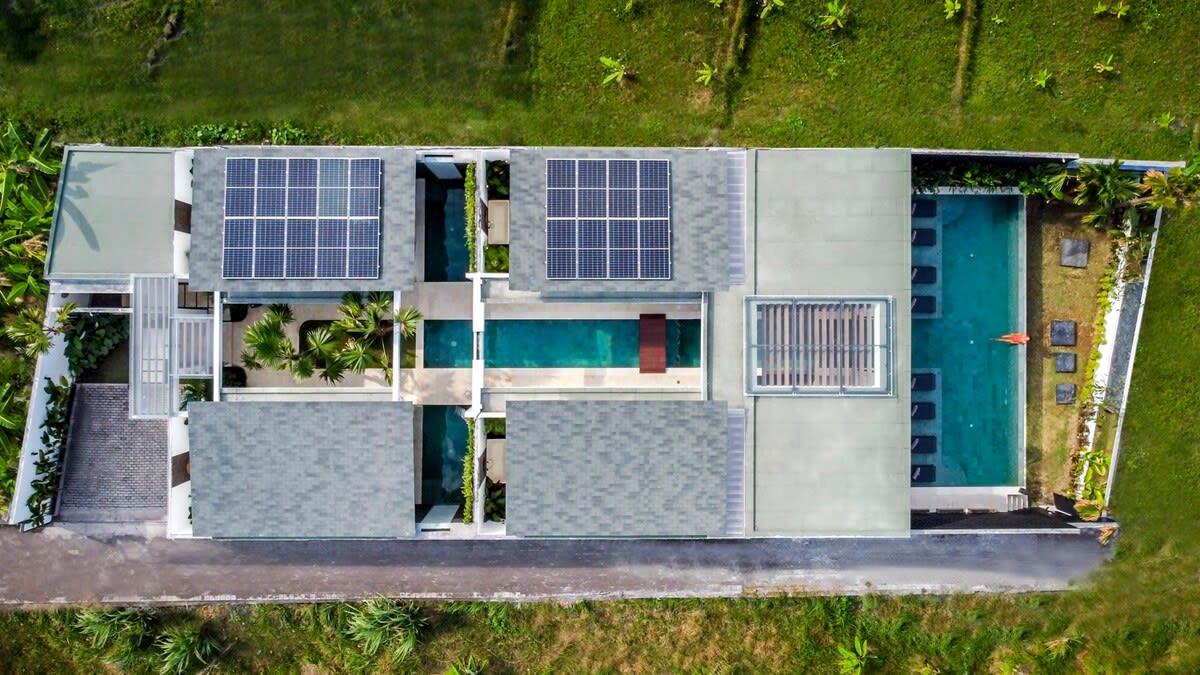 Villa Umalas, Bali - top view of the villa Australis