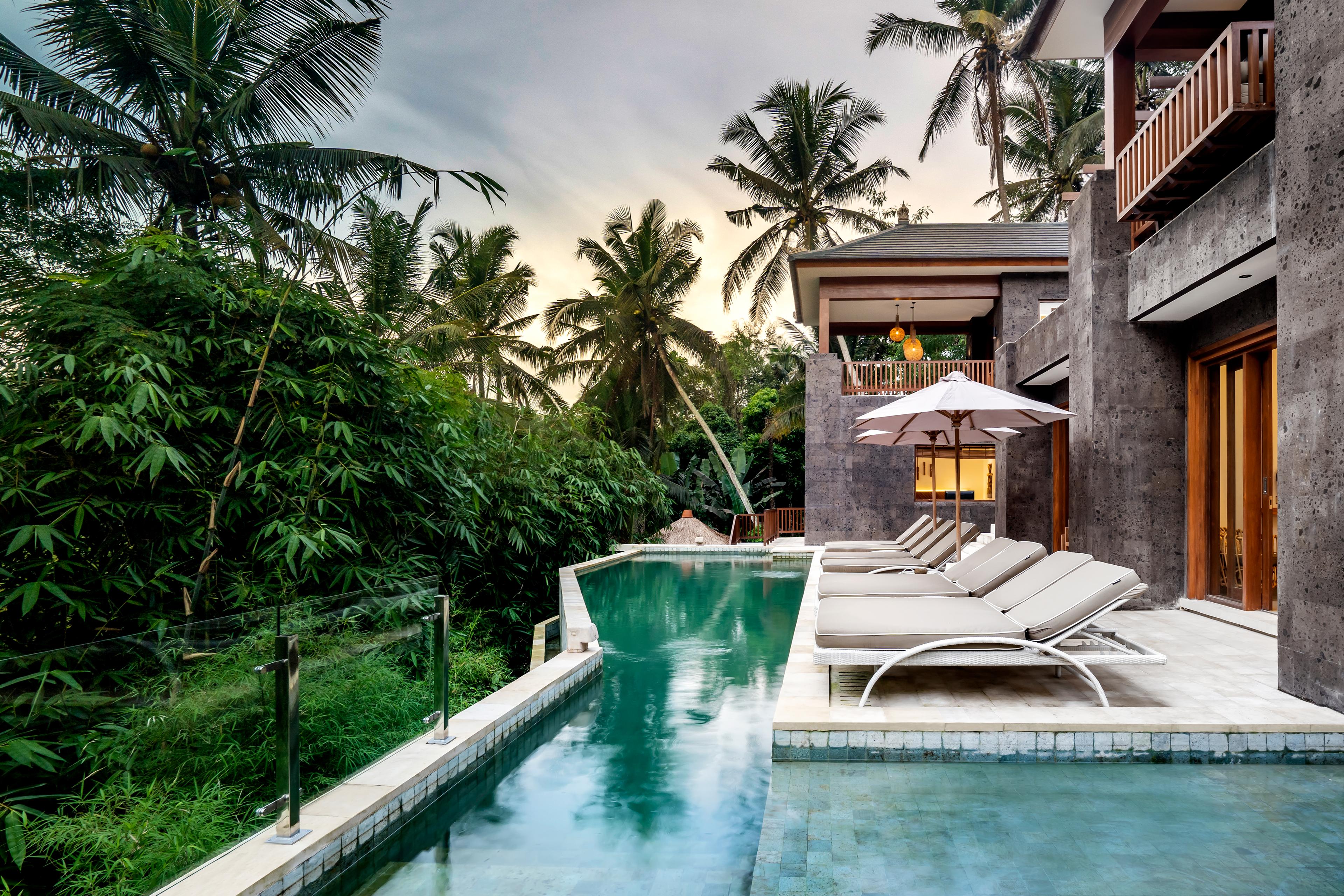villa in ubud jungle views
